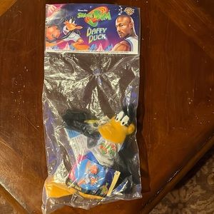 Space Jam Daffy Duck. New. Plush Toy. 1996 McDonalds Looney Tunes-Sealed